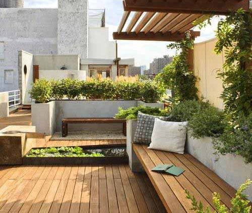 How to wash the roof garden canopy correctly