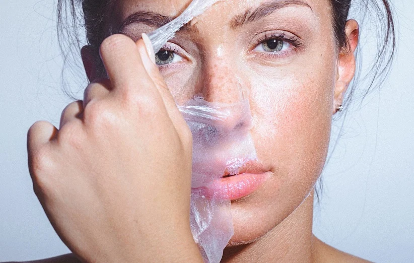 Peeling cream for wrinkles