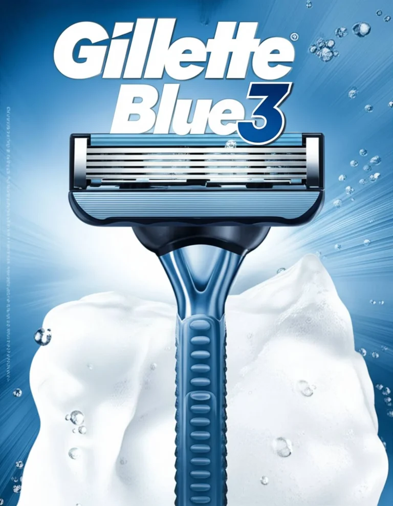 خود تراش ۳ تیغ ژیلت مدل Blue3 | تجربه اصلاحی نرم و بی نظیر