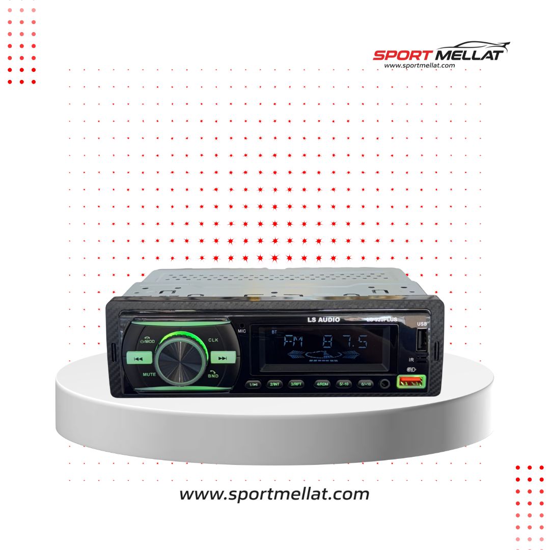 پخش خودرو دکلس دو پورت USB بلوتوثی ال اس